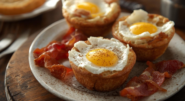 Bacon And Egg Breakfast Muffins: Morning Fuel Boost