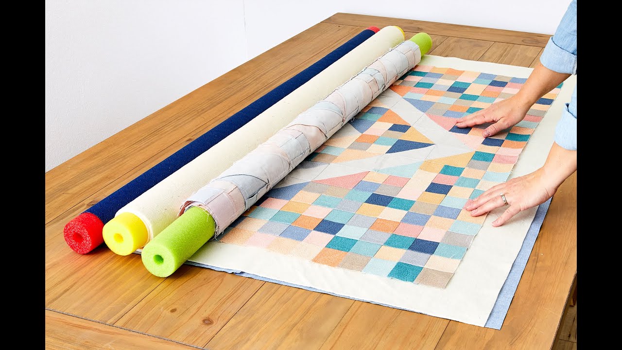 How To Baste A Quilt Using Pool Noodles: Easy Guide