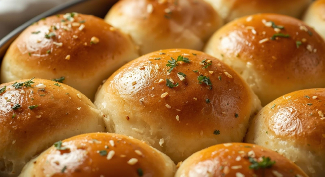 Homemade Garlic Dinner Rolls Recipe: Irresistibly Fluffy